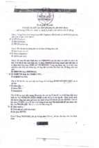 Tài liệu trắc nghiệm tin học thi công chức 2