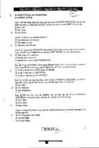 Tài liệu trắc nghiệm tin học thi công chức