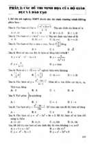 Ebook 920 câu trắc nghiệm toán luyện thi tốt nghiệp Trung học phổ thông, Cao đẳng - Đại học: Phần 2