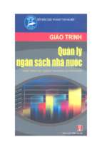 Giáo trìnhước Quản lý Ngân sách nhà nước - ThS. Phương Thị Hồng Hà