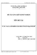 Skkn  cac sai lam khi giai bai toan dao ham   vu thi tung chau   toan