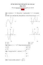 Tài liệu ĐỀ THI THỬ KÌ THI THPT QUỐC GIA NĂM 2017 Môn TOÁN CÓ LỜI GIẢI CHI TIẾT ĐỀ 5