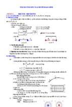 Tóm tắt công thức và lý thuyết vật lý 11