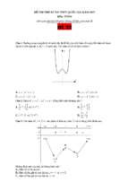 BÀI TẬP TOÁN THPT CÓ ĐÁP ÁN ĐẦY ĐỦ NHẤT.