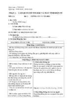 Giáo án tin 6 vnen tiet 1 den tiet 19