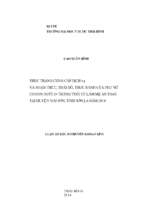 Thực trạng cung cấp dịch vụ và nhận thức, thái độ, thực hành của phụ nữ có con dưới 24 tháng tuổi về làm mẹ an toàn tại huyện mai sơn, tỉnh sơn la năm 2014.