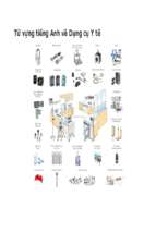 Từ vựng tiếng anh về dụng cụ y tế