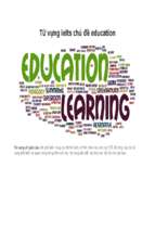 Từ vựng ielts chủ đề education