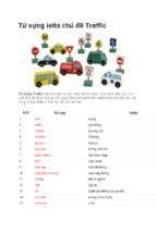 Từ vựng ielts chủ đề traffic