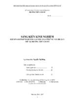 Skkn một số giải pháp nhằm nâng cao hiệu quả công tác văn thư, lưu trữ tại trường thpt cẩm mỹ