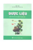 Giáo trình dược liệu