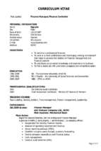 Sampleresume financemanager financecontroller