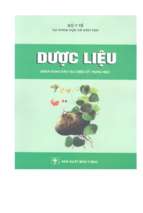 Giáo trình dược liệu 