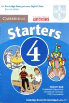 Cambridge starters 4 student book full