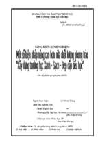 Skkn một số biện pháp nâng cao chất lượng hơn nữa phong trào xây dựng trường học xanh   sạch   đẹp cấp tiểu học.