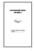 100 english tests grade 6