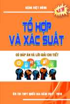 Tổ hợp và xác suất   đặng việt đông