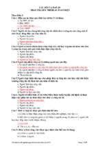 Câu hỏi và dáp án phần thi quy trình an toàn điện