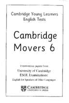 Ebook cambridge movers 6