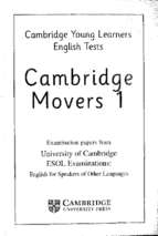 Ebook cambridge movers 1