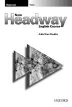 New headway english course beginner tests