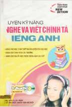 Ebook luyện kỹ năng nghe và viết chính tả tiếng anh phần 1