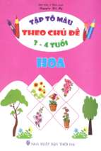 Ebook bé tập tô màu theo chủ đề hoa   nguyễn hà my