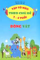 Ebook bé tập tô màu theo chủ đề động vật   nguyễn hà my