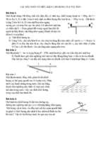 Bài toán về điều kiện cân bằng của vật rắn  ôn thi học sinh giỏi lý 9