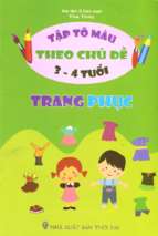 Ebook bé tập tô màu theo chủ đề trang phục   thu thủy