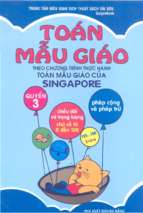 Ebook toán mẫu giáo quyển 3 (phần 1)   nxb đà nẵng