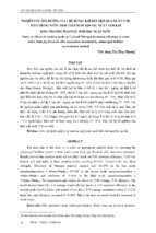 NGHIÊN CỨU ẢNH HƯỞNG CỦA CHẾ ĐỘ SỤC KHÍ ĐẾN HIỆU QUẢ XỬ LÝ COD, NITO TRONG NƯỚC THẢI CHĂN NUÔI LỢN SAU XỬ LÝ YẾM KHÍ BẰNG PHƯƠNG PHÁP LỌC SINH HỌC NGẬP NƯỚC 