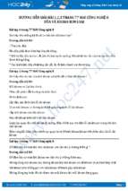 Giải bài dũa và khoan kim loại sgk công nghệ 8