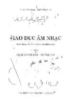 Giáo dục âm nhạc (tập 1   nhạc lý cơ bản xướng âm) phần 2