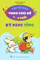 Ebook bé tập tô màu theo chủ đề kỹ năng sống   nguyễn hà my
