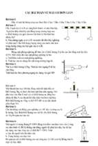 Bài toán về điều kiện cân bằng của vật rắn   máy cơ đơn giản 2  ôn thi học sinh giỏi lý 9