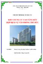 đầu tư khu chung cư cao tầng kết hợp dịch vụ văn phòng
