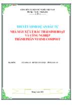 Dự án xử lý rác thải sinh hoạt và công nghiệp thành phân vi sinh compost