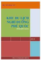 Dự án khu du lịch phú quốc