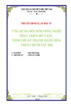 Dự án chăn nuôi bò ninh thuận