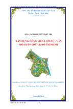 Dự án công viên văn hóa   lịch sử dân tộc tp.hcm