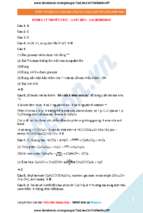 đáp án chi tiết