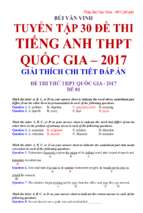 Tuyen tap 30 de thi thptqg   bui van vinh