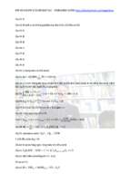 đáp án hóa lần 3