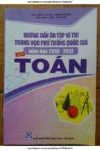 Hd on tap ki thi thptqg 2017 mon toan, doan quynh