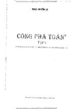 Cong pha toan t3hs12 ngoc huyen lovebook