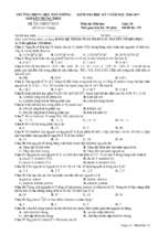 đề kiểm tra học kì i môn hóa học khối 10 (2)