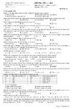 đề kiểm tra học kì i môn hóa học khối 11 (2)