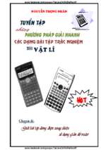 Tuyển tập casio pp giải nhanh các dạnh bt điện xoay chiều