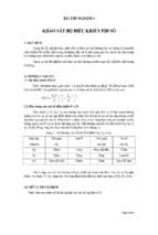 KHẢO SÁT BỘ ĐIỀU KHIỂN PID SỐ